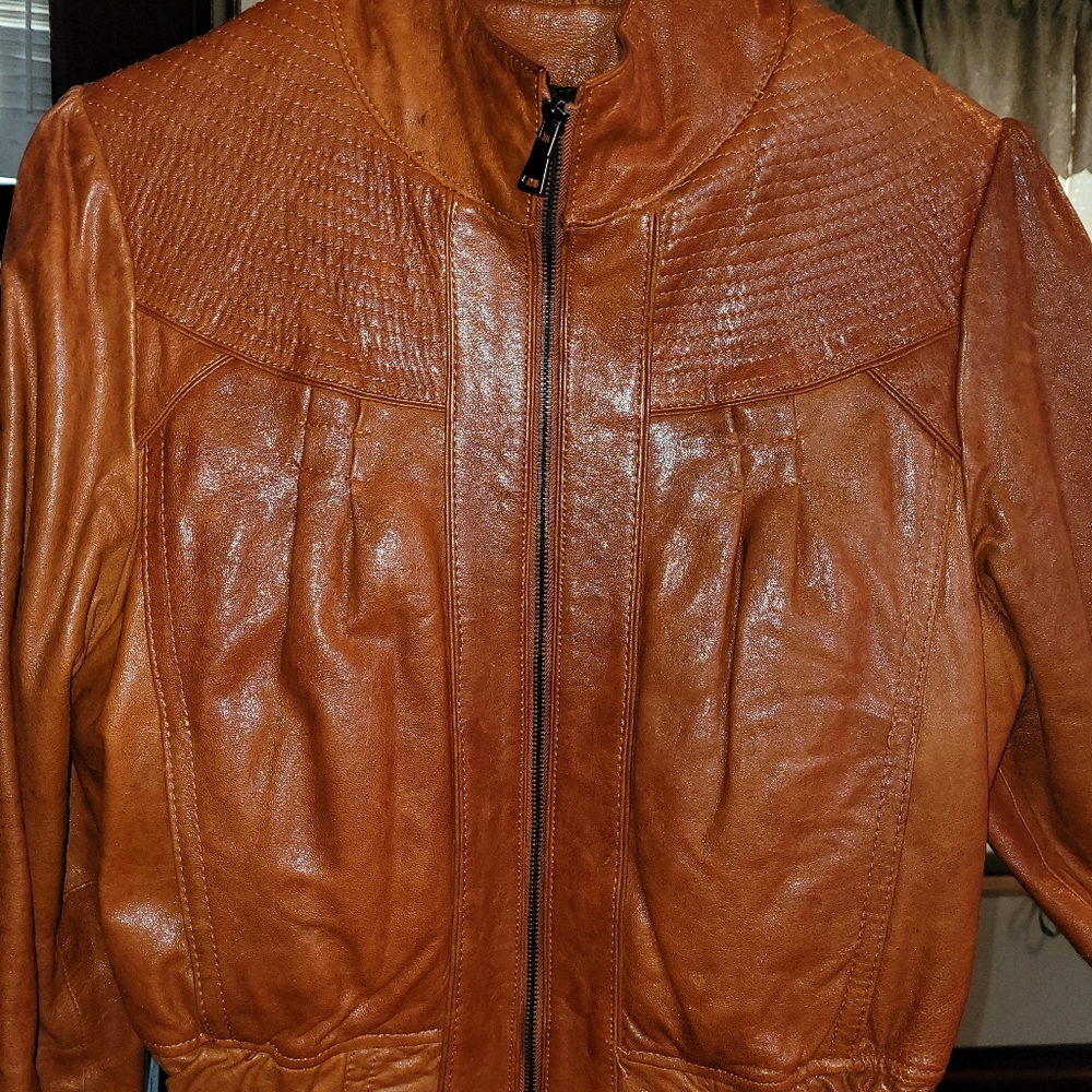 Leather jacket